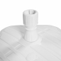 Preview: Doppler Design Füllsockel Schirmständer rollbar 50 Liter Rohr 33-48mm Weiß